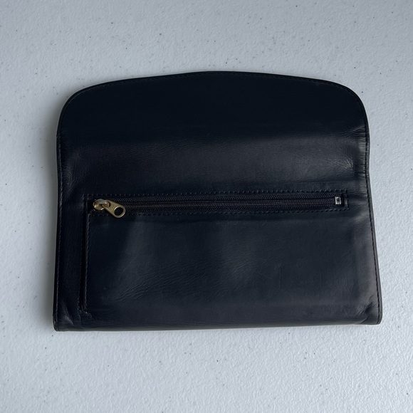 Vintage Coach Black Leather Legacy Wallet - Picture 2 of 14